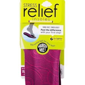Stress Relief Insoles in Pink NWT NOT OPENED